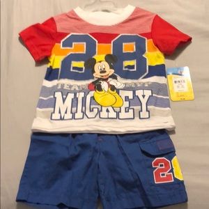 Two-piece Mickey Mouse set
